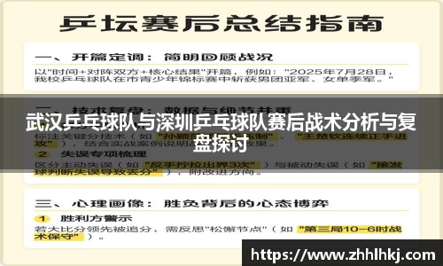 武汉乒乓球队与深圳乒乓球队赛后战术分析与复盘探讨